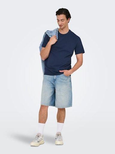 ONSKIAN LIFE REG SEERSUCKER SS TEE NOOS L Naval-Academy