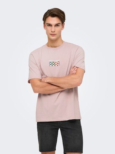 ONSWAVE LOGO RLX SS TEE CS L Violet-Ice